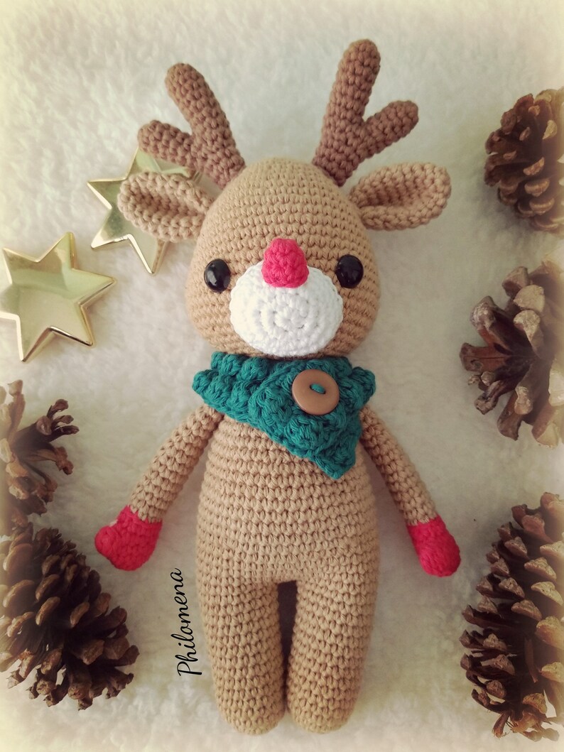 Reno Happy/ Patron amigurumi/ PDF/ Philomena Amigurumis | Etsy