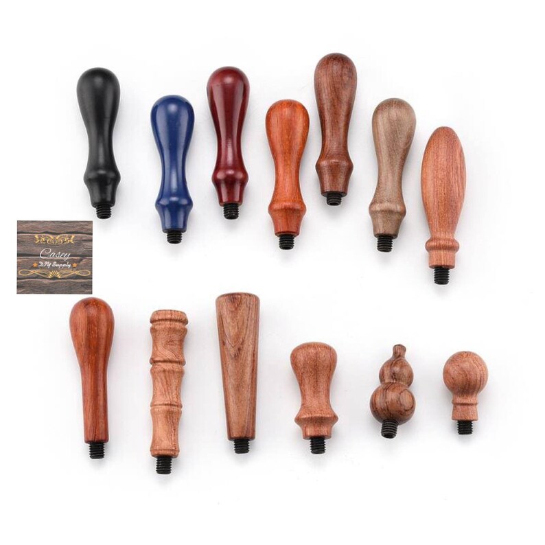 Wax Seal Stamp Handle Wooden Stamp Handle Metal Stamp Etsy