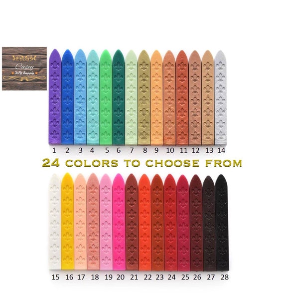 24 colors Sealing Wax Wax Stamp Wax