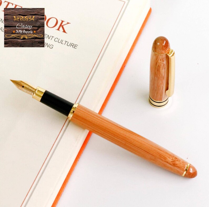 Personalized Wooden Fountain Pen Custom Engraved Fountain Etsy