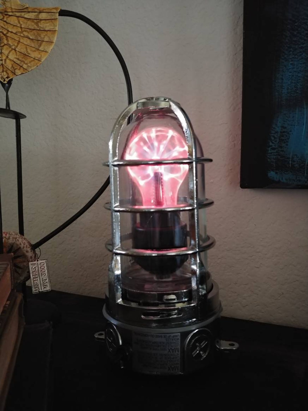 Grand Bedenken werkgelegenheid Steampunk Lamp: Plasma Lamp - Etsy
