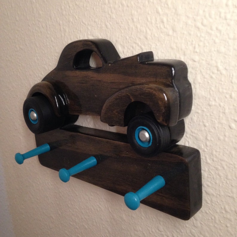 Hot Rod Gifts Gift Drag Racing Wall Hooks 1941 Willys Wooden Key Holder for wall Father/'s Day Handmade Wood