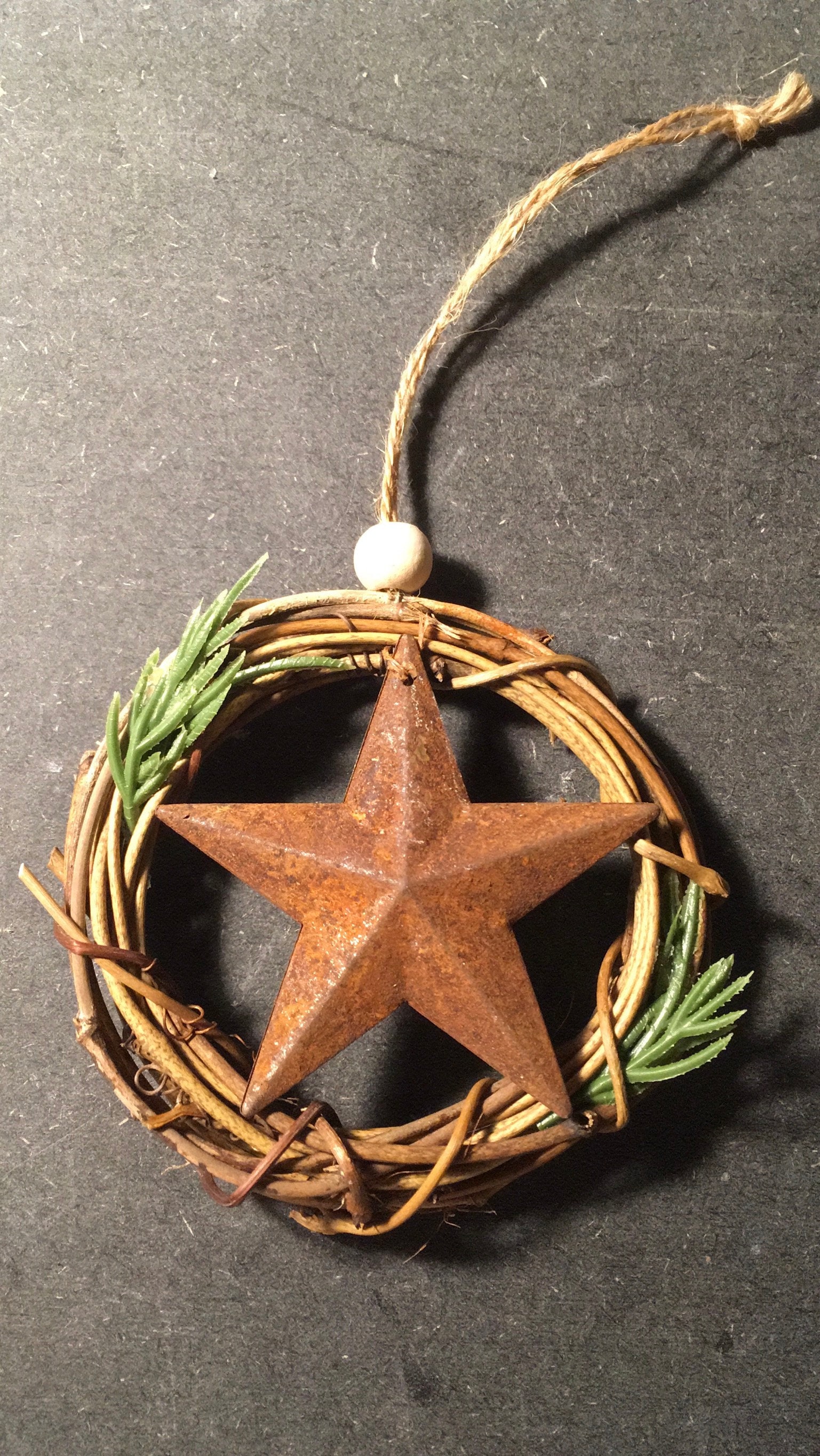 Christmas decoration Metal Star Etsy