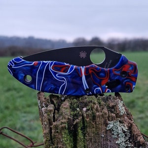 Balanças para Spyderco MANIX 2 kirinite Patriot (sem faca)
