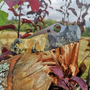 Spyderco Paramilitary 2 Stabilized Maple Burl Preto/Antracite (Sem faca)