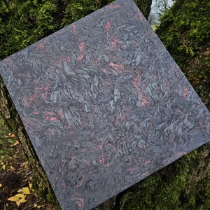 FatCarbon Dark Mater Red Messerskalen-Set (ohne Messer)