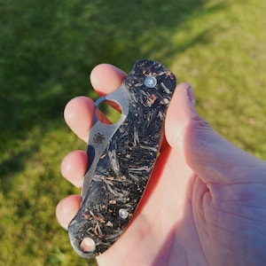 Spyderco Para 3 Placas de Cobre Carbono (Sem Faca)