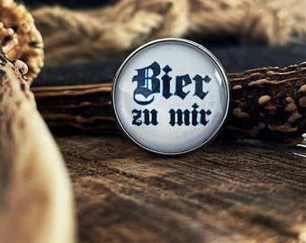 PIN "Bier zu mir", Edelstahl