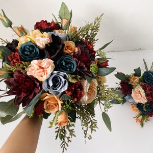 Boho Wedding Bouquet, Boho Bridal Bouquet, Rustic Wedding Bouquet, Rustic Bridal Bouquet, Boho Bridesmaid Bouquet, Fall Wedding Bouquets