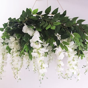 Wisteria Hanging Vine Artificial Home Decor Wedding Salon Feature Wall UK  Stock