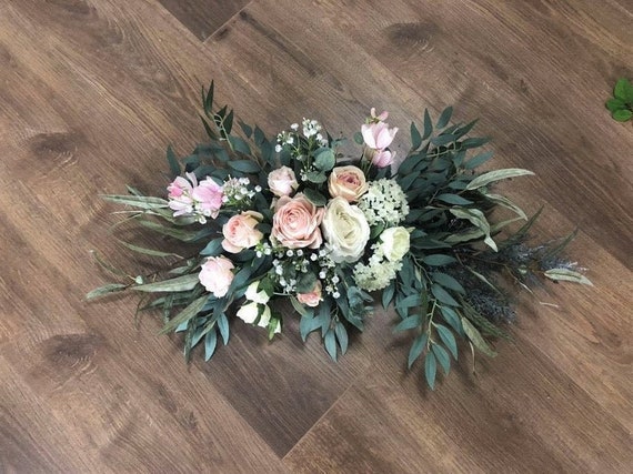 Ghirlanda tonda floreale con bacche corona natalizia, dietro porta da 30 cm