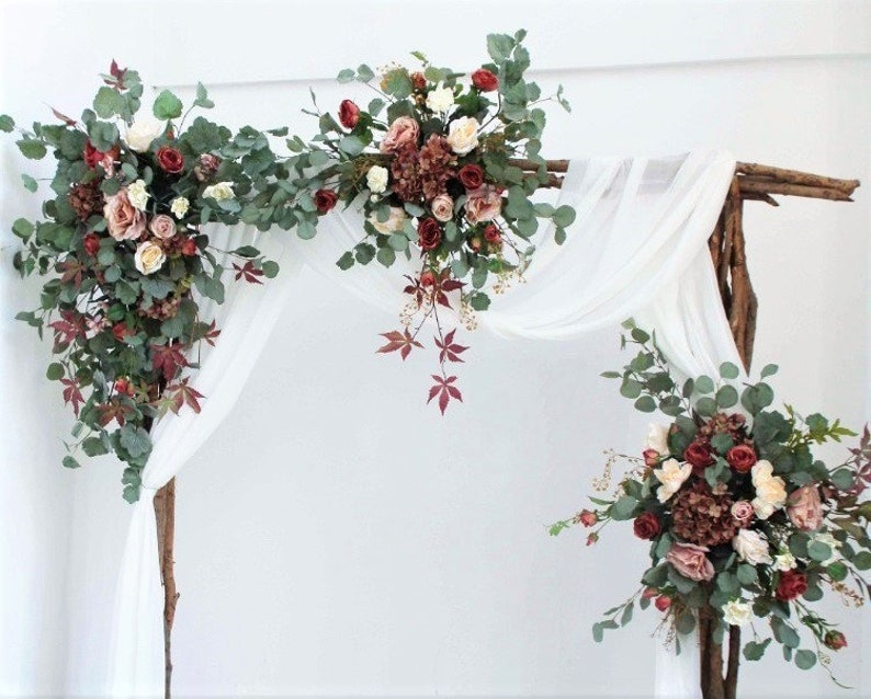 Large Flower Arrangement for Wedding Arch with Etsy