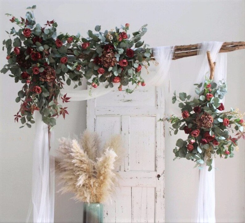 Large Flower Arrangement for Wedding Arch with Etsy