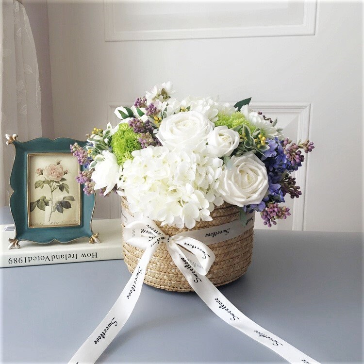 Real Touch Flower ArrangementRealistic FlowersReal Feel Etsy