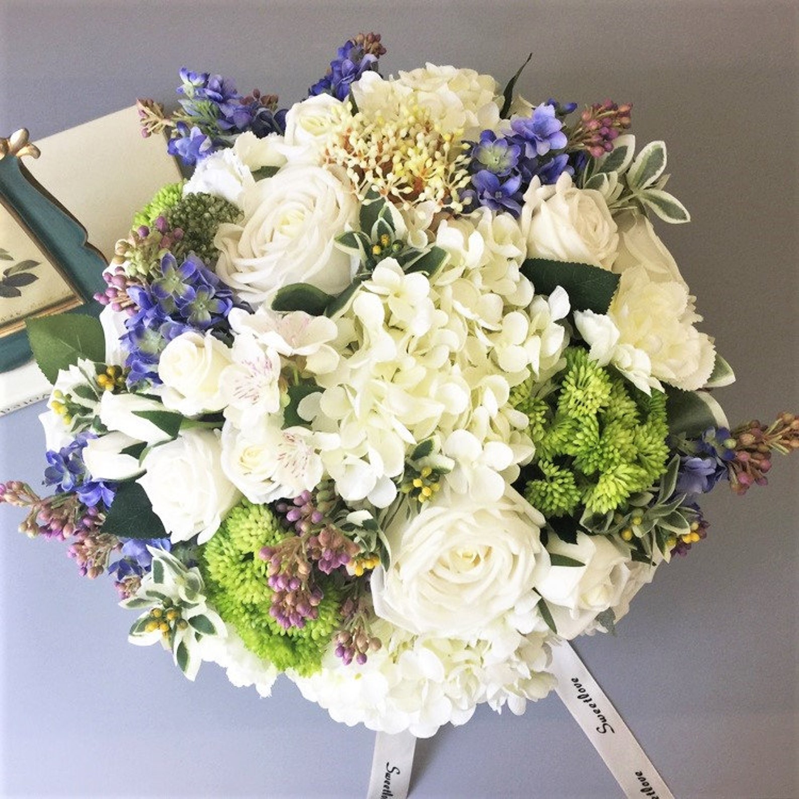 Real Touch Flower ArrangementRealistic FlowersReal Feel Etsy