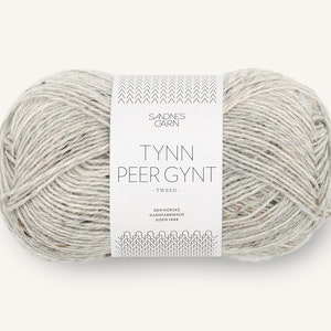 Filato di lana TYNN PEER GYNT Sandnes Garn Filato di lana per calzini 50g / 205m Filato di pura lana Filato di lana norvegese