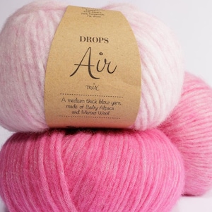 Filato di alpaca, filato di alpaca Air, filato naturale, filato di lana di alpaca, filato artistico, filato per maglieria in fibra di alpaca