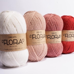 Alpaka Sockengarn DROPS Flora Alpaka Sockengarn Sockenwolle Strickgarn Alpaka Sockengarn Naturfasern