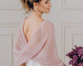 Wedding Capelet Mohair Shawl Scarf Bridal Cape Bridesmaid Shawl Sheer Cape Dress Shawls Wedding Cover up White Capelet
