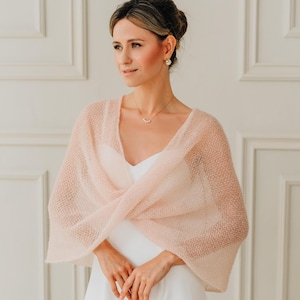 Wedding Shawl Beige Cover up Mohair Cape Shawl Bridal Wrap Beige Shawl Wedding Stole Mohair Shawl Wrap Bridal Cover up