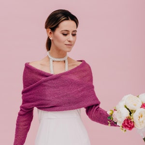 Pink cover up for wedding sales