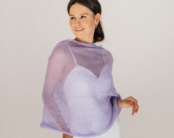 Mohair Silk Stole Wedding Cape Shawl Mohair Silk Wrap Bridal Cover up Mohair Silk Shawl Mohair Cape Silk Mohair Scarf