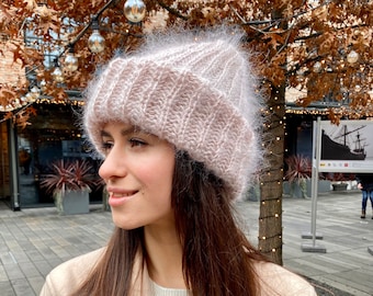 EMODA（エモダ）の「【VEQUM】MOHAIR KNIT CAP（キャップ）」 - WEAR