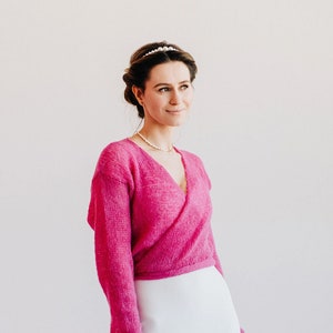 Alpaca Silk Jacket Bridal Sweater Alpaca Silk Cardigan Wedding Wrap Silk Alpaca Jacket Bridal Cardigan Alpaca Jacket Women