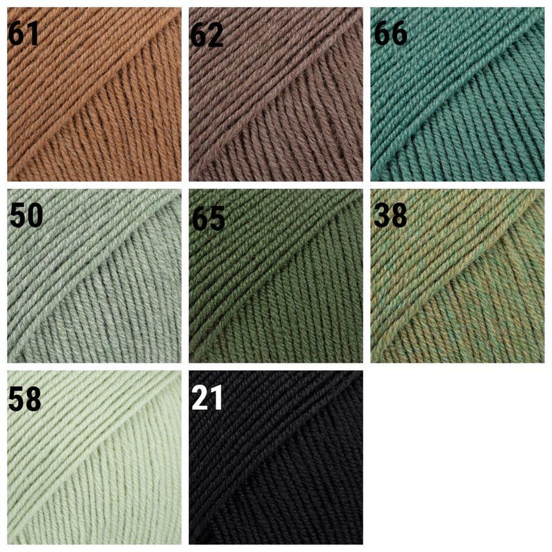 Gocce di filato merino Baby Merino Filato di lana merino extra fine Filato per neonati Filato per calze Filato per maglieria trattato superwash immagine 7