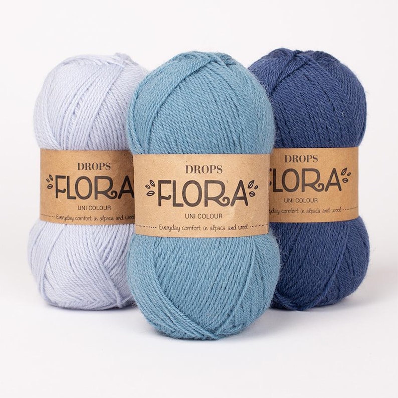Alpaka Sockengarn DROPS Flora Alpaka Sockengarn Sockenwolle Strickgarn Alpaka Sockengarn Naturfasern Bild 15