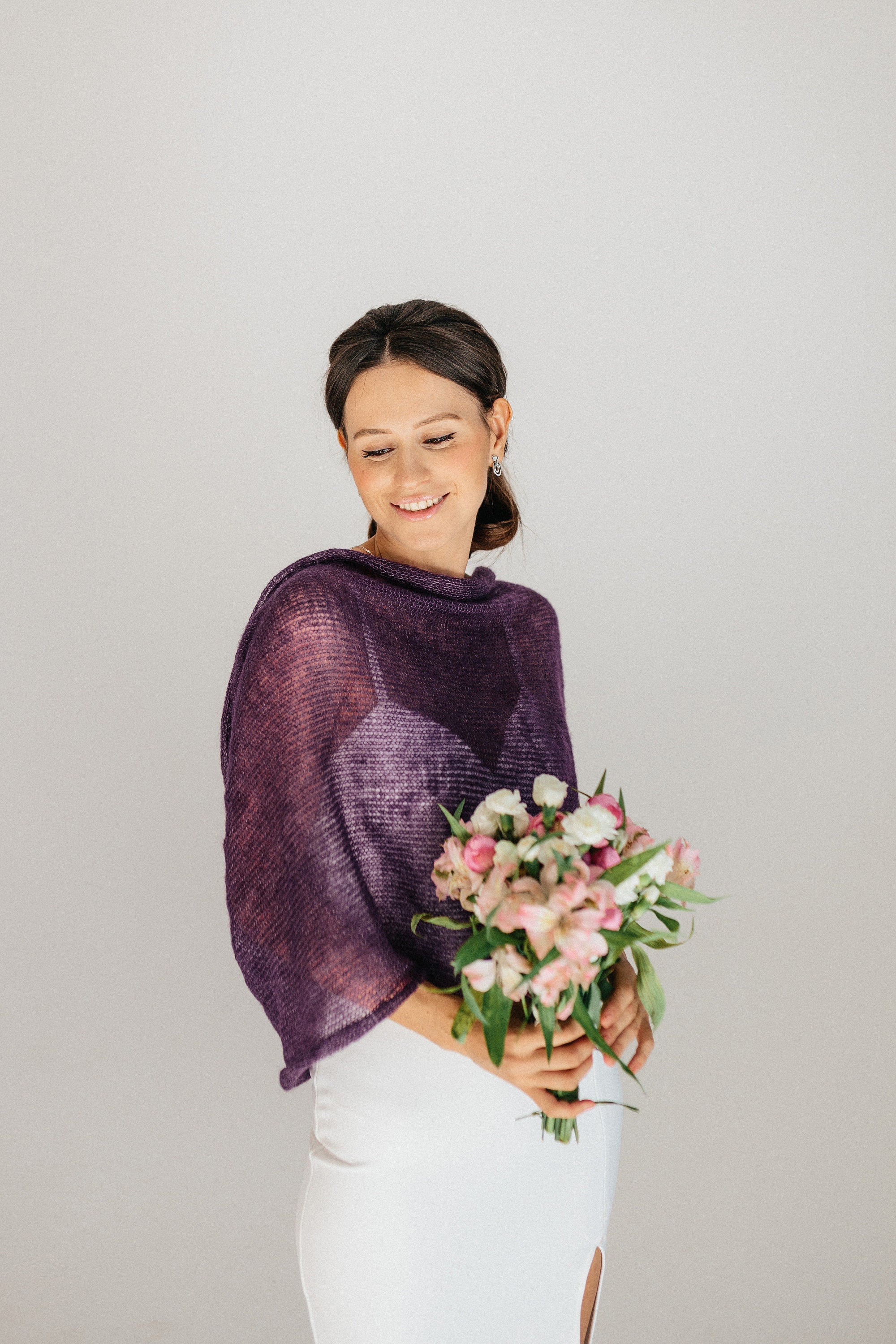 YOKE / MOHAIR BORDER SWEATER – carol ONLINE STORE