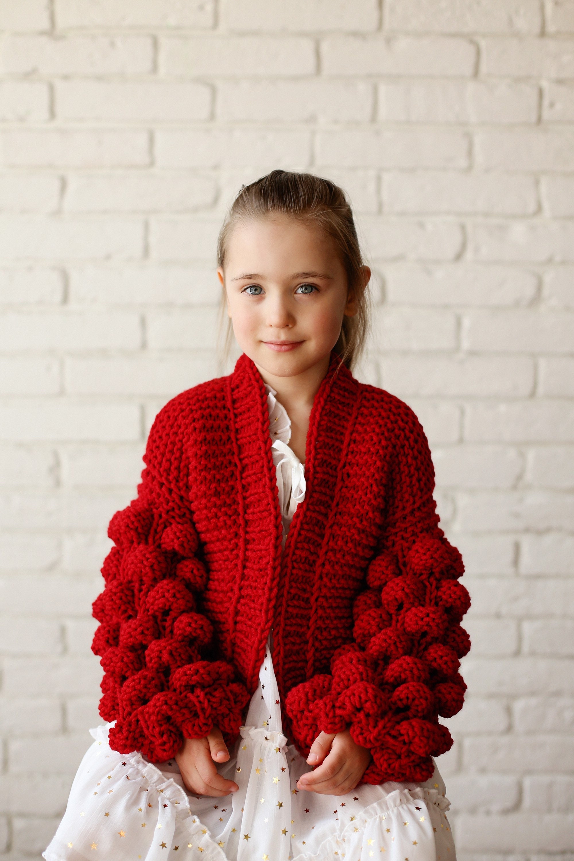 Baby girl red cardigan clearance