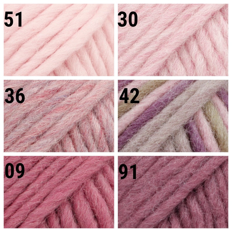 Wool Yarn Drops Snow Super Bulky Yarn Giant Yarn Pure Wool Thick Yarn Felting Yarn Knitting Yarn Feltable Yarn image 7