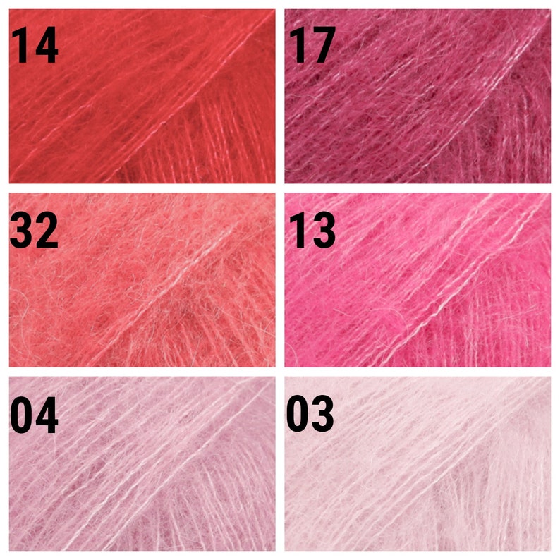 Mohair Yarn DROPS Kid Silk Lace Yarn Super Kid Mohair Silk Etsy