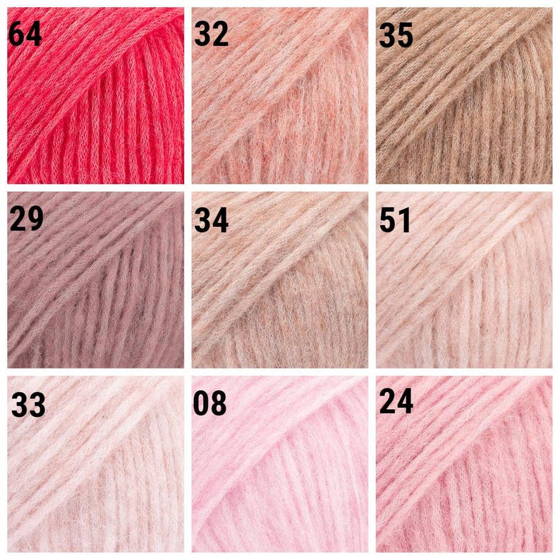 Alpaca Yarn Drops Air Alpaca Yarn Natural Yarn Alpaca Wool Yarn Art Yarn Alpaca Fiber Knitting Yarn image 4