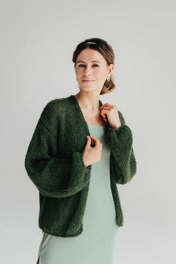 Mohir Cardigan -Smoke Green--
