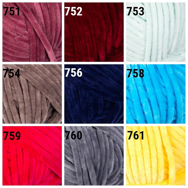 YarnArt Dolce Yarn 100 g/120 m/131 yards Chenille Yarn Super Bulky Yarning Velvet Yarn Yarn Crochet Yarn image 3