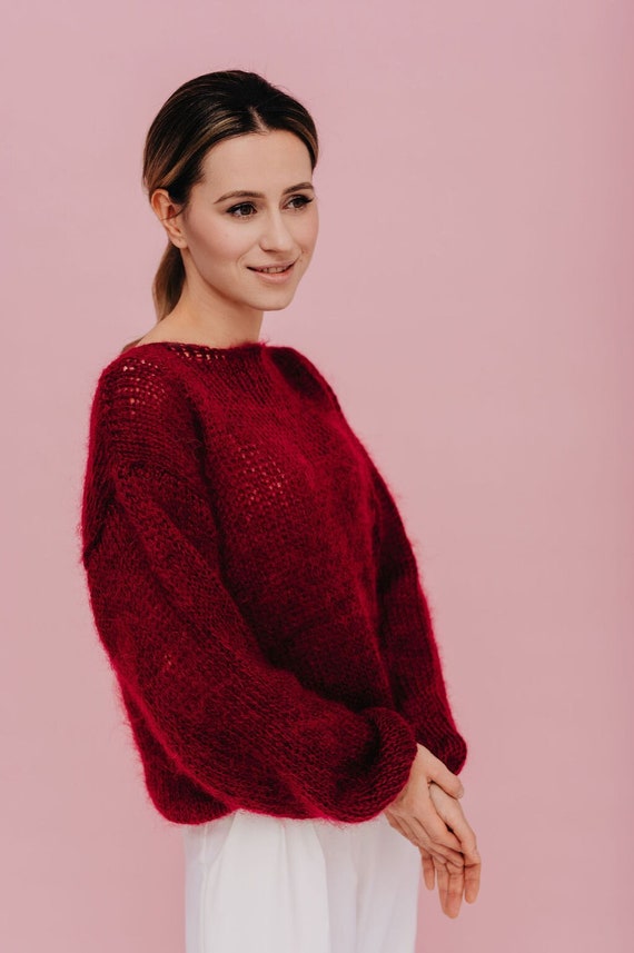 Alpaka Pullover Damen Oversized Pullover Alpaka Pullover