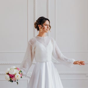 White Jacket Bridal Wrap Mohair Cardigan Openwork Sweater Wedding Jacket White Cardigan Bridal Cover up Mohair Silk Cardigan Wedding Cape