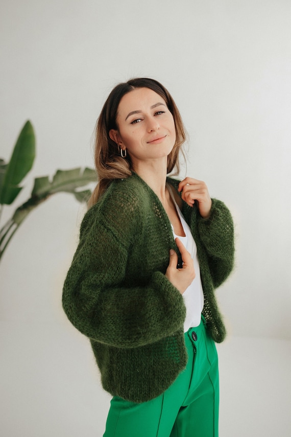 Mohir Cardigan -Smoke Green-