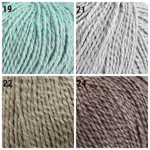 Cotton Silk Yarn Fibra Natura Papyrus Yarn Cotton Yarn Silk Blend Yarn Crochet Yarn Summer Yarn image 6