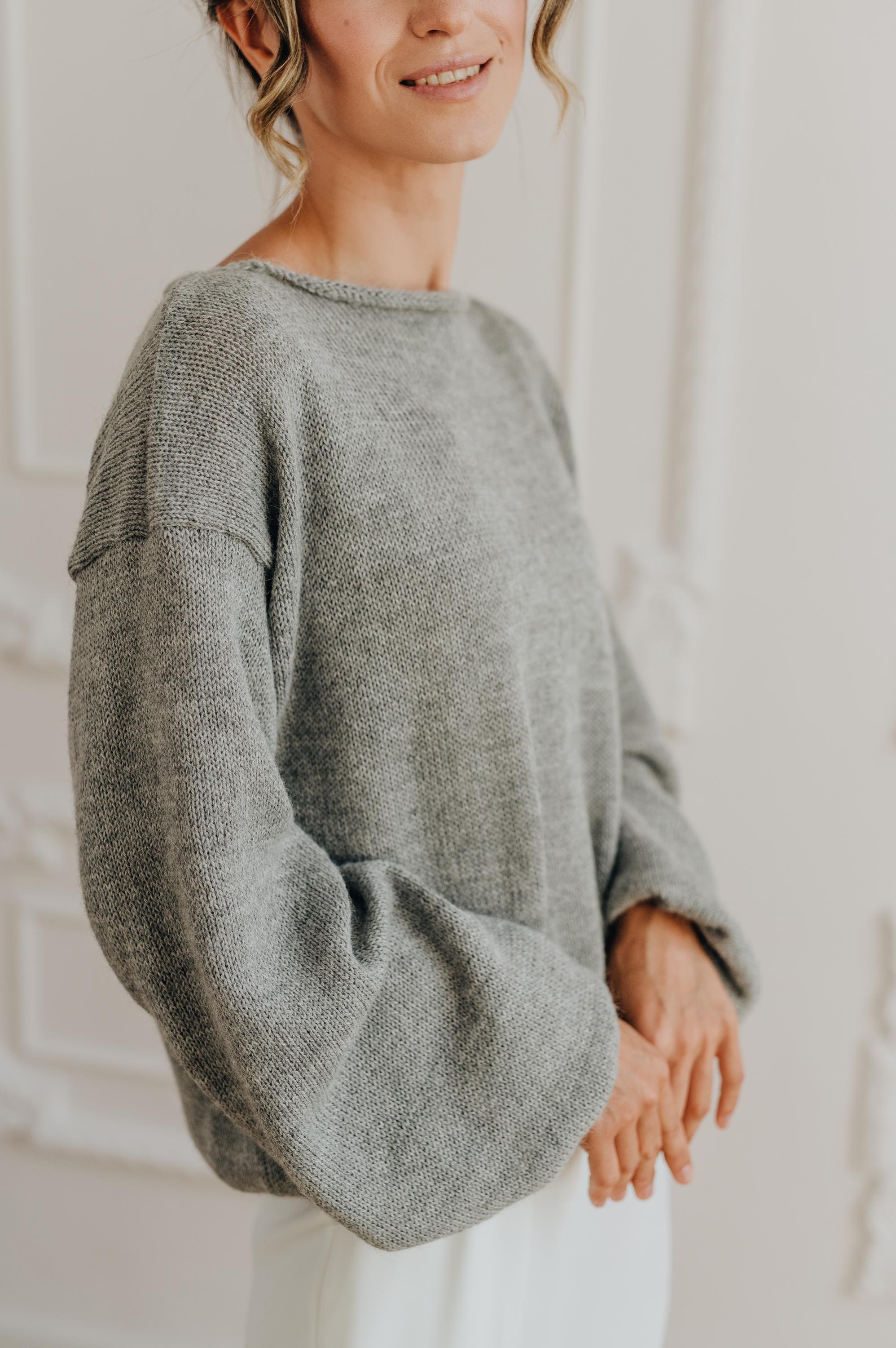 Kelly Sweater | Grey | Alpaca-Wool Blend main image 1