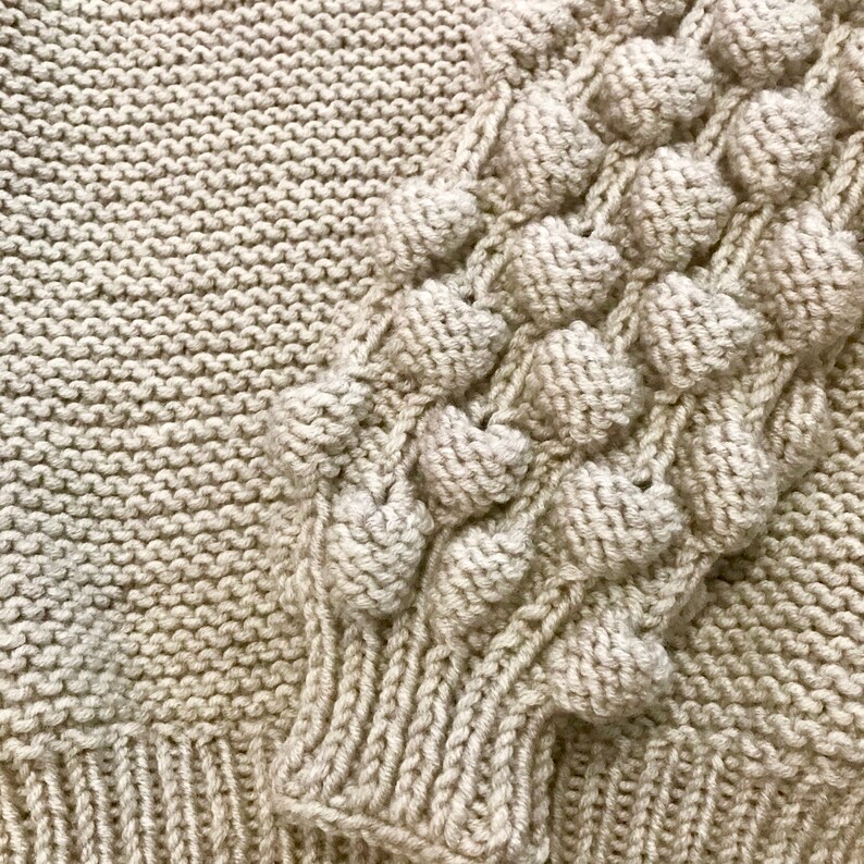 Gray crochet sweater Loose knit sweater Hand knit sweater knitwear Gray wool sweater super chunky yarn Beige boho sweater jersey knit fabric