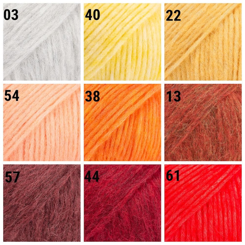 Alpaca Yarn Drops Air Alpaca Yarn Natural Yarn Alpaca Wool Yarn Art Yarn Alpaca Fiber Knitting Yarn image 3