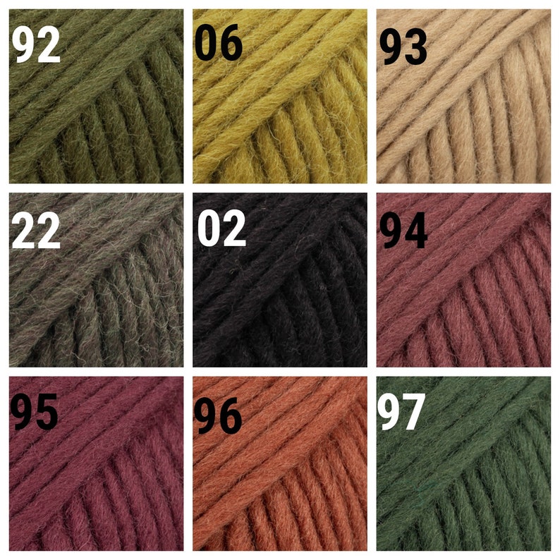Fils de laine, gouttes de neige, fil super volumineux, fil géant, pure laine, fil épais, fil à feutrer, fil à tricoter, fil à feutrer image 3