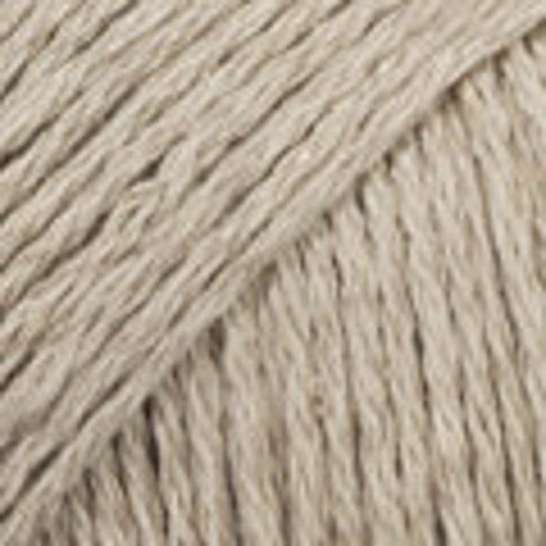 Cotton Yarn DROPS Bomull-Lin Linen Yarn Natural Fiber Yarn Summer Yarn Linen Cotton Yarn image 6