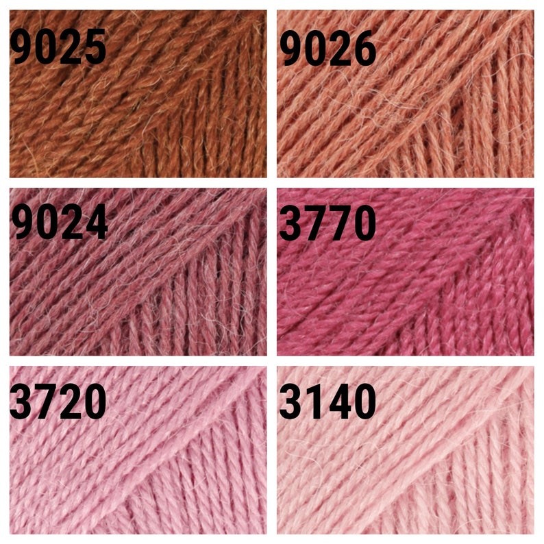 Laine d'alpaga Laine d'alpaga DROPS, pure laine d'alpaga, laine pour écharpe, laine à tricoter, laine pour chaussettes, fil de fibres naturelles image 5