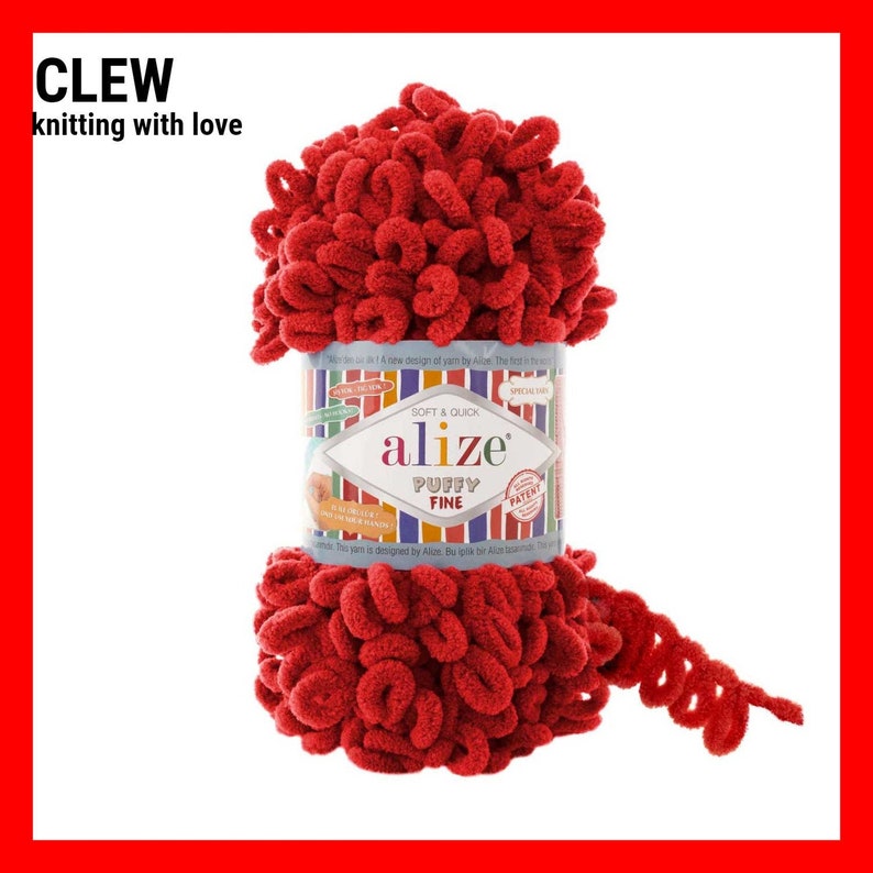 Yarn Alize Puffy Fine Velvet Yarn Children's Yarn No Etsy