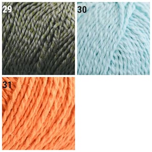 Cotton Silk Yarn Fibra Natura Papyrus Yarn Cotton Yarn Silk Blend Yarn Crochet Yarn Summer Yarn image 8