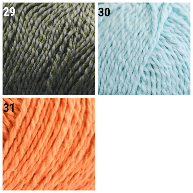 Cotton Silk Yarn Fibra Natura Papyrus Yarn Cotton Yarn Silk Blend Yarn Crochet Yarn Summer Yarn image 8